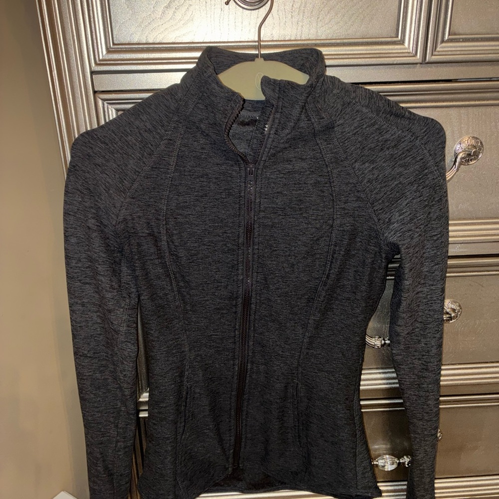 Yogalicious Charcoal Zip-Up Jacket